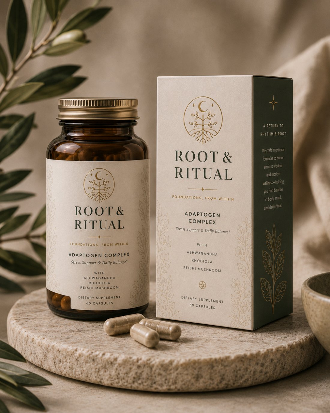 Root & Ritual — botanical apothecary brand