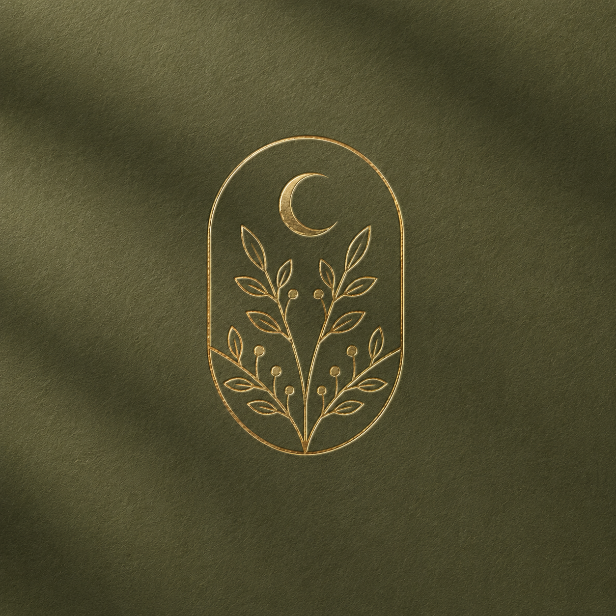 Moon botanica emblem mark